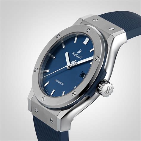 hublot classic fusion mens titanium 42mm automatic watch|hublot classic fusion original.